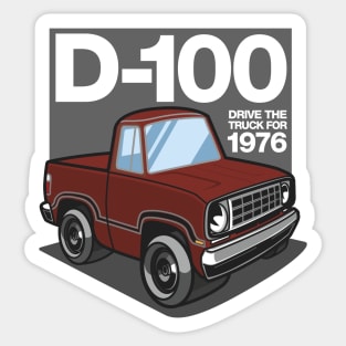 D100 - 1976 (Russet) Sticker